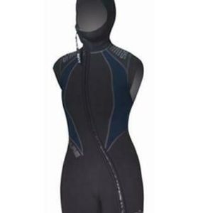 Bare 7mm Arctic Shorty Wetsuit 14+ Black Blue
